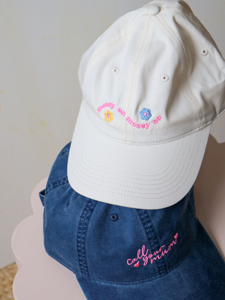 Call Your Mum Cap - Faded Midnight  by Mosey Me