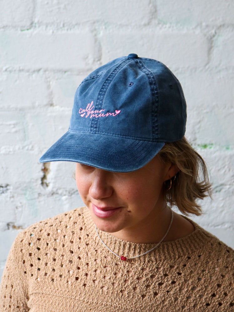 Call Your Mum Cap - Faded Midnight  by Mosey Me