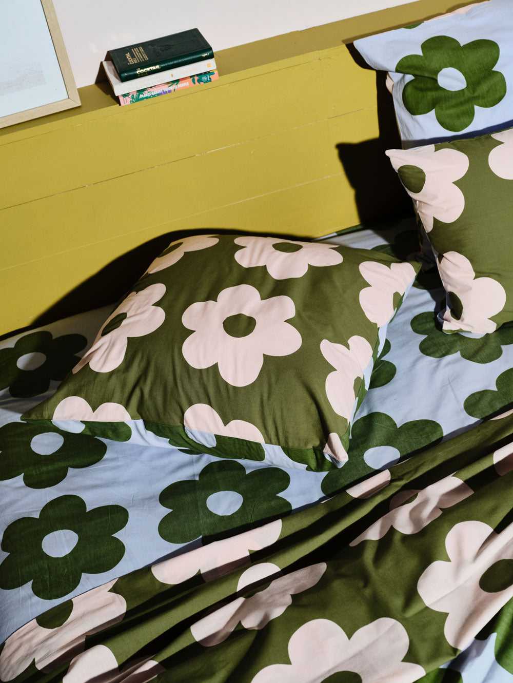 Flowerbed Flat Sheet  by Mosey Me