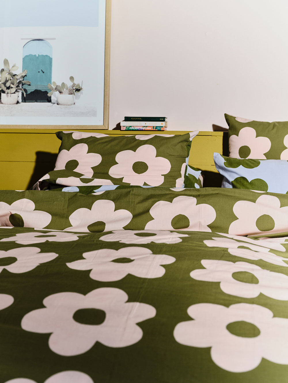 Flowerbed Standard Pillowcase Set  by Mosey Me
