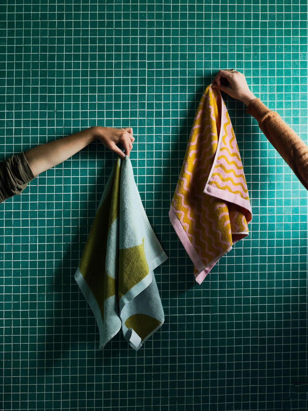 Ripple Hand Towel  by Mosey Me