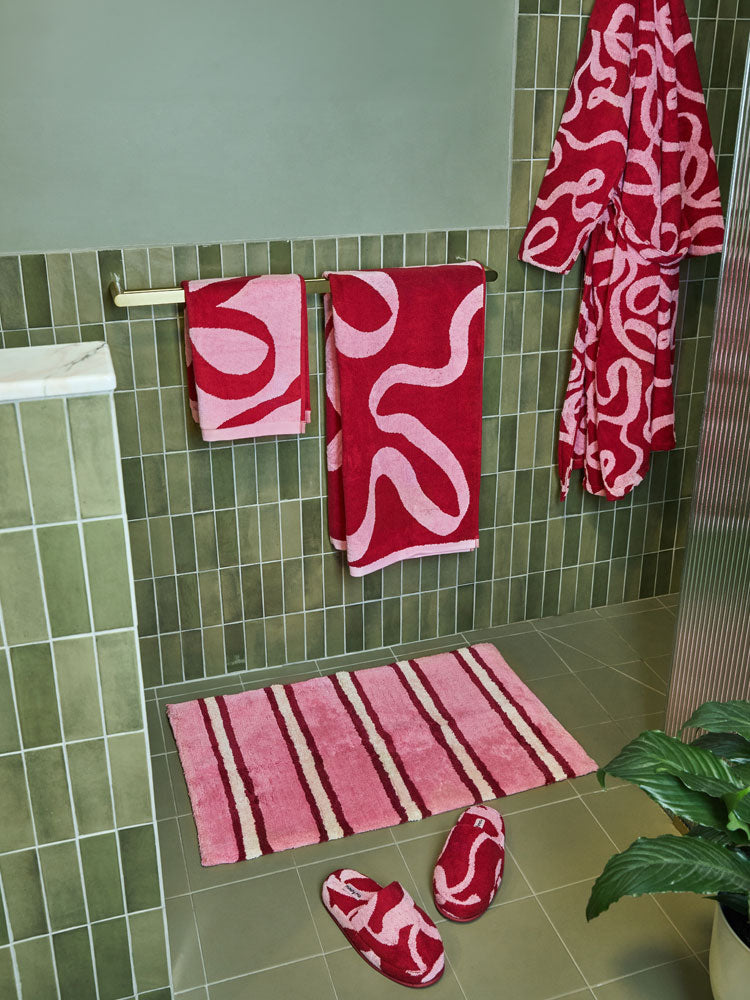 Ribbon Bath Towel  by Mosey Me