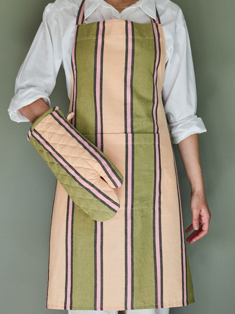 Carnival Stripe Apron  by Mosey Me