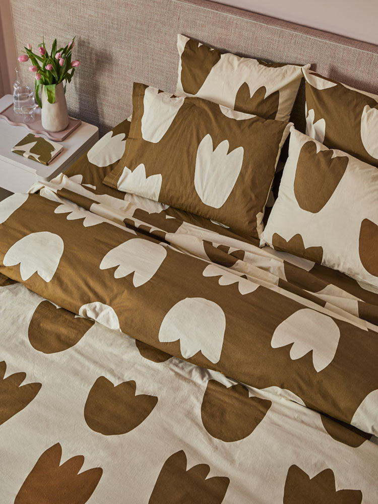 Tulip Euro Pillowcase Set  by Mosey Me