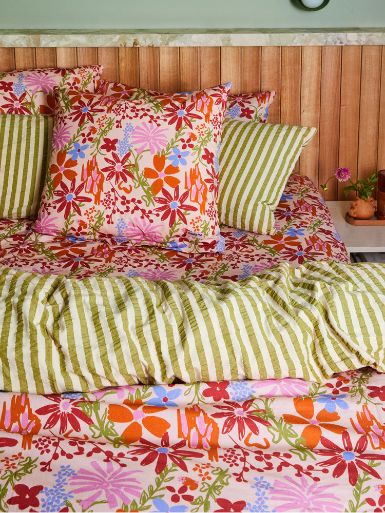 Winter Garden Euro Pillowcase Set  by Mosey Me