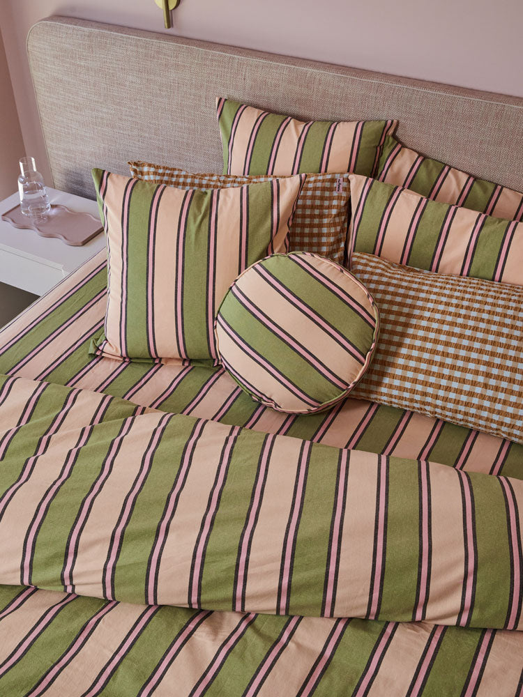 Carnival Stripe Quilt Cover  by Mosey Me