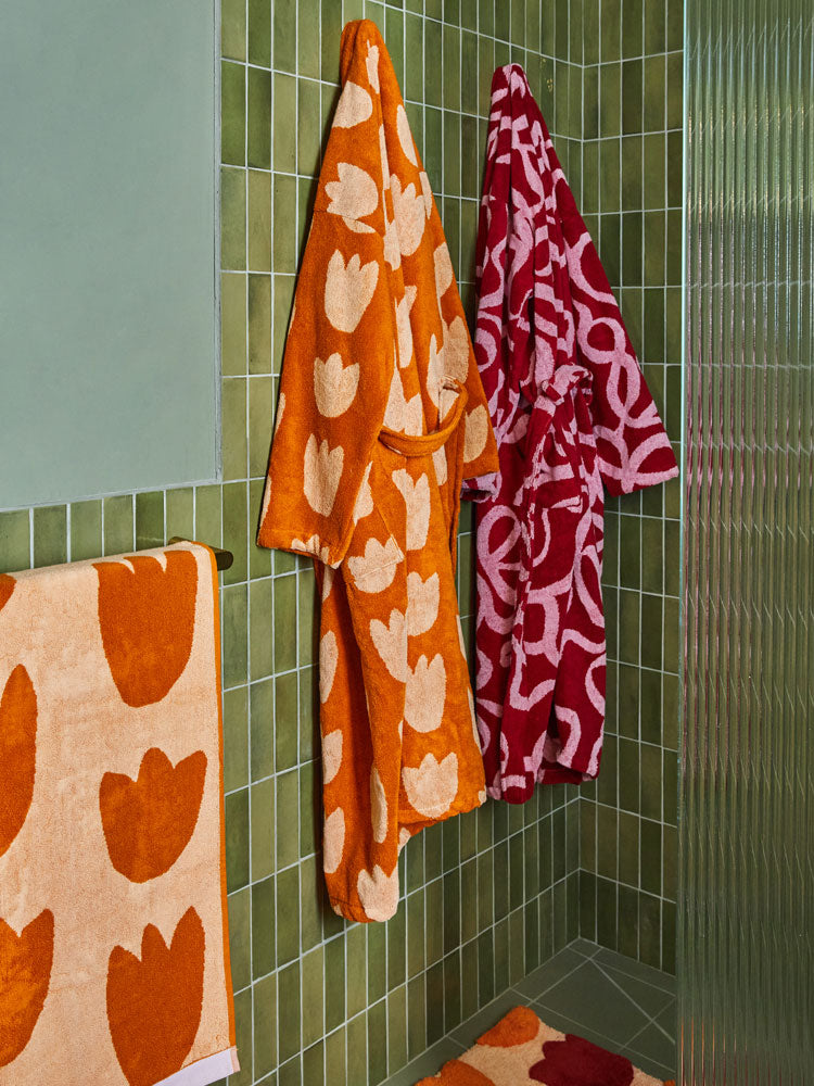Tulip Terry Robe  by Mosey Me