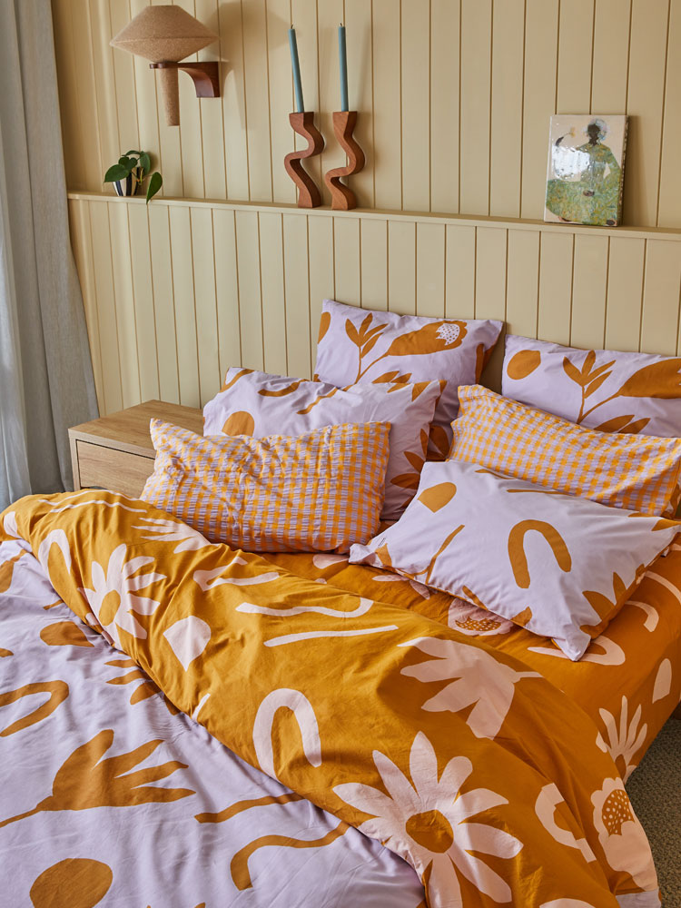 Floral Dreams Euro Pillowcase Set  by Mosey Me