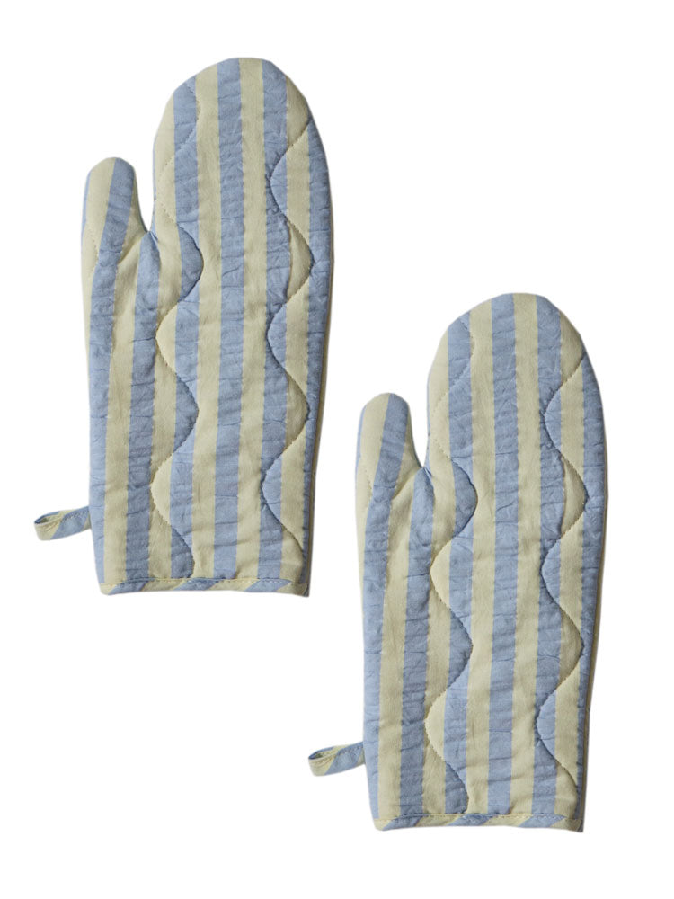 Oven Mitt Bundle - Butter Blue  by Mosey Me