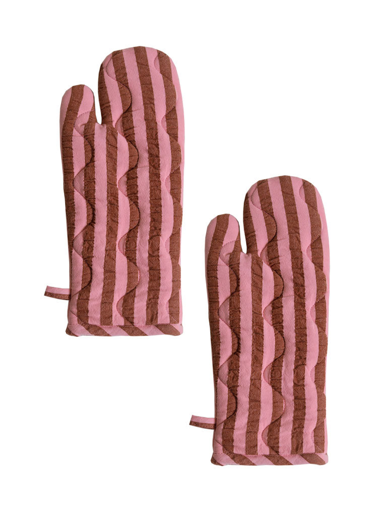 Oven Mitt Bundle - Sundae Seersucker