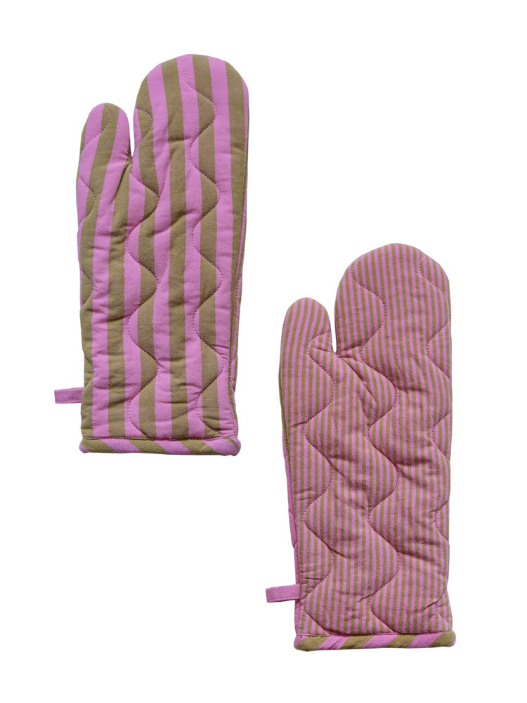 Oven Mitt Bundle - Lilac Sprout  by Mosey Me