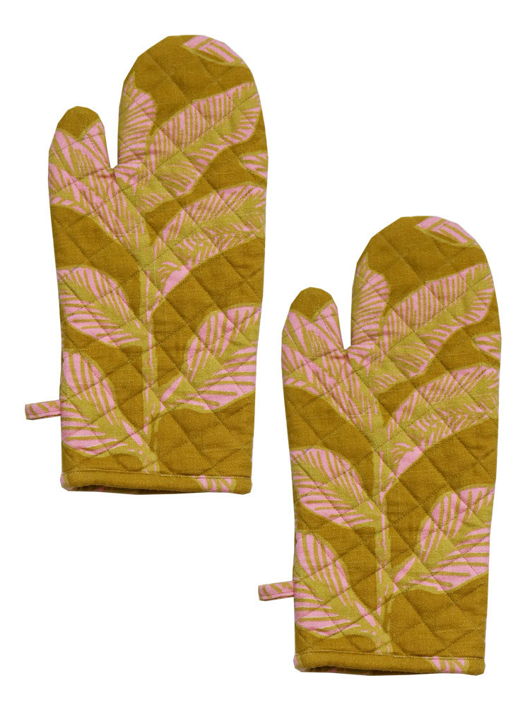 Oven Mitt Bundle - Meridian Gold  by Mosey Me