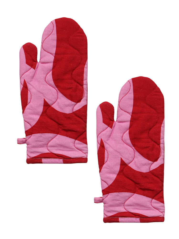 Oven Mitt Bundle - Ribbon  by Mosey Me