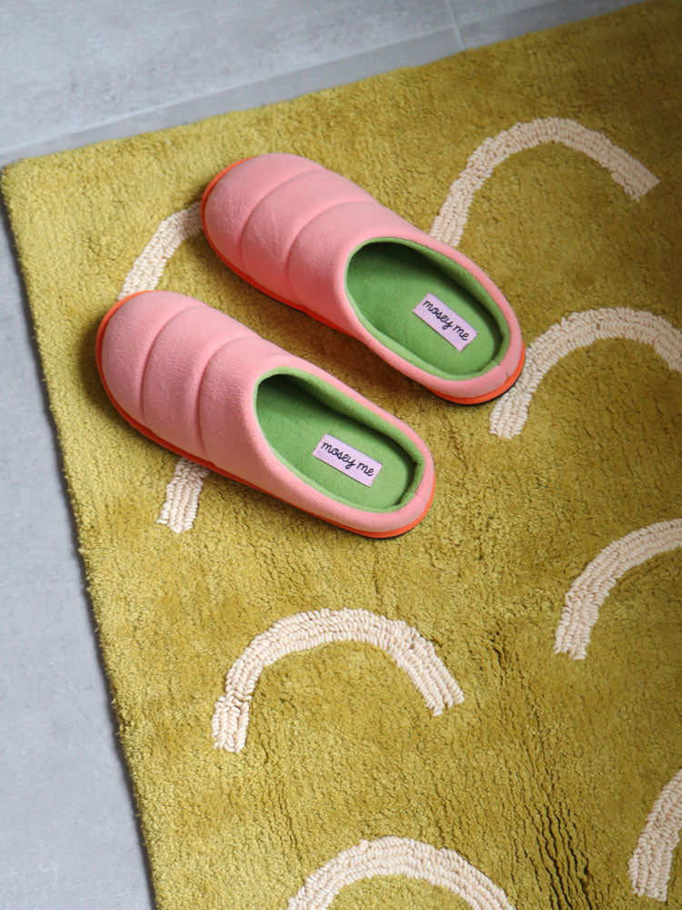 Cloud Slipper in Peach  by Mosey Me