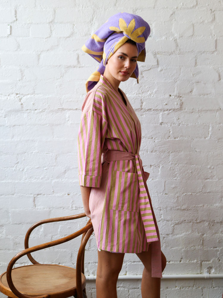 Lilac Sprout Short Robe