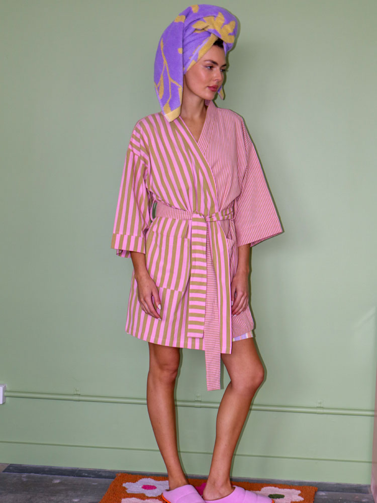 Lilac Sprout Short Robe