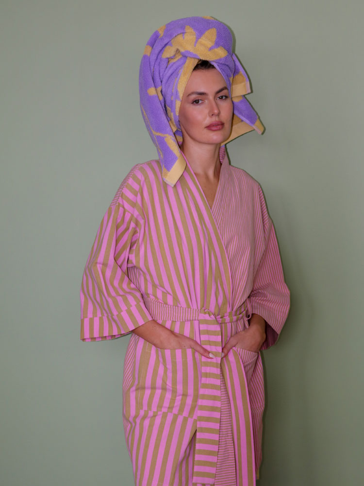 Lilac Sprout Short Robe