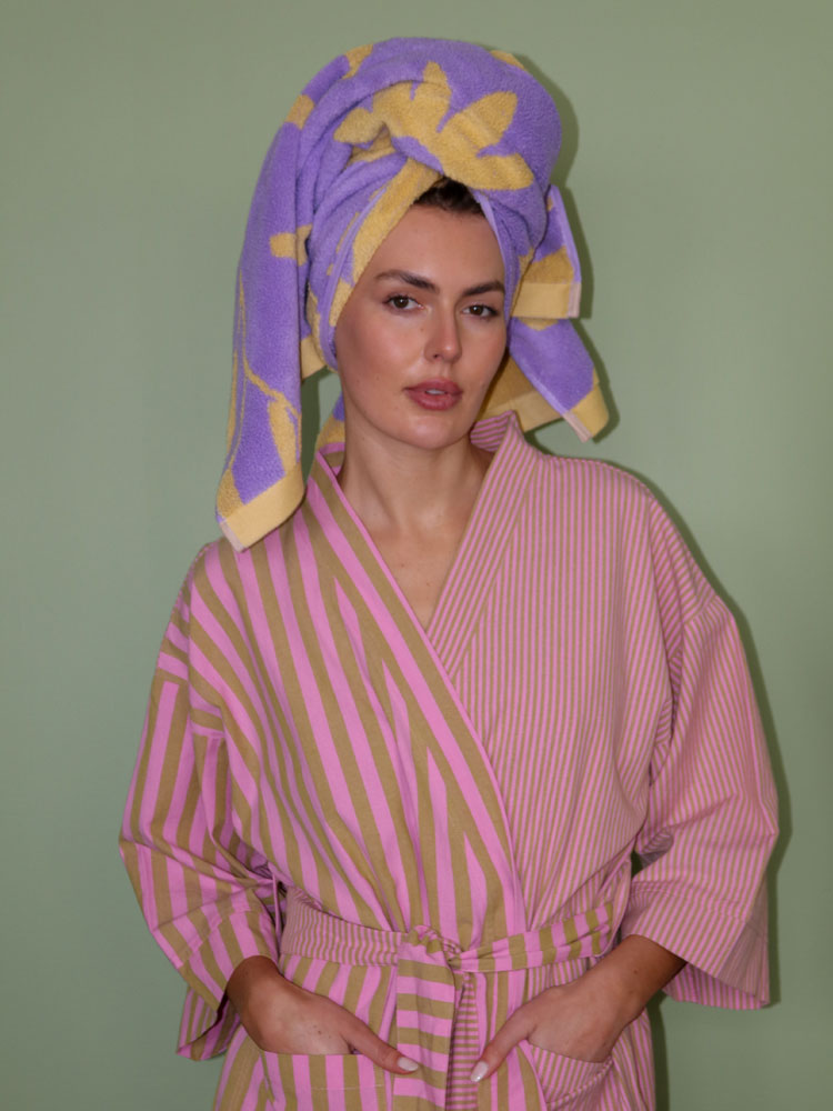 Lilac Sprout Short Robe