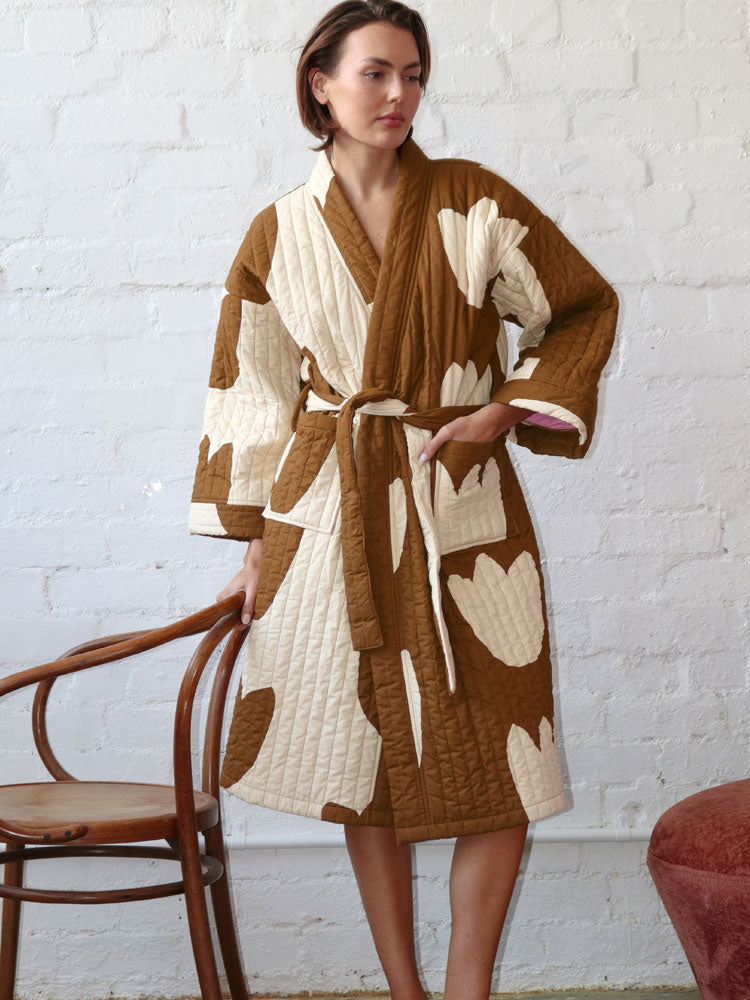 Tulip Quilted Robe
