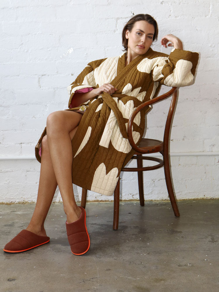 Tulip Quilted Robe