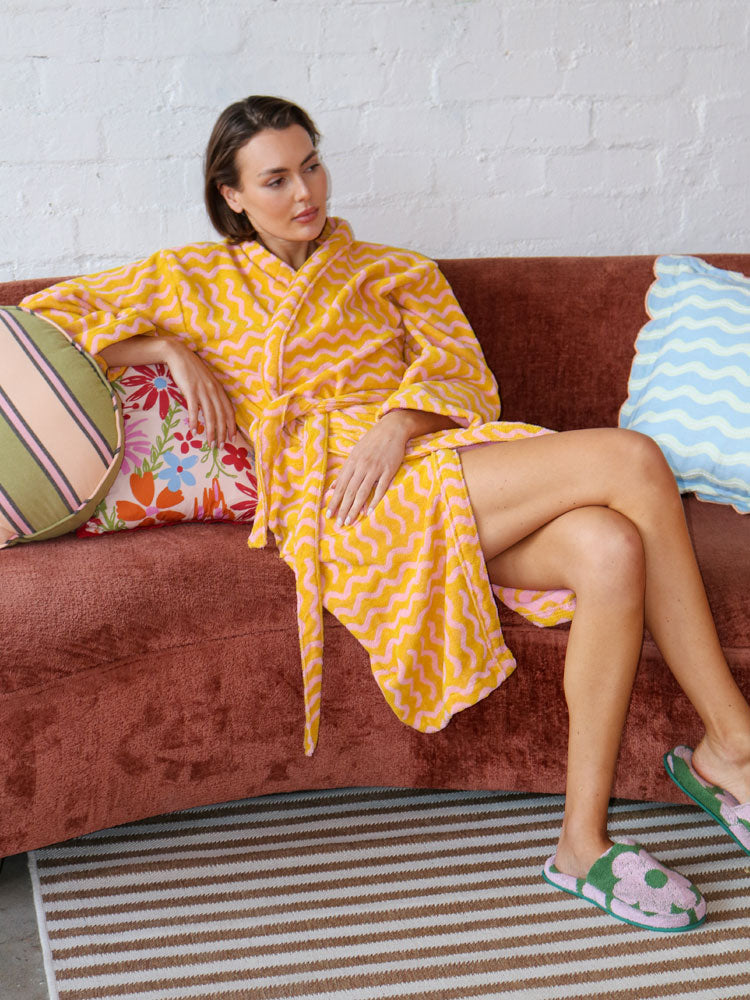 Ripple Terry Robe
