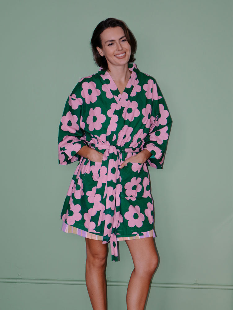 Flowerbed Short Robe