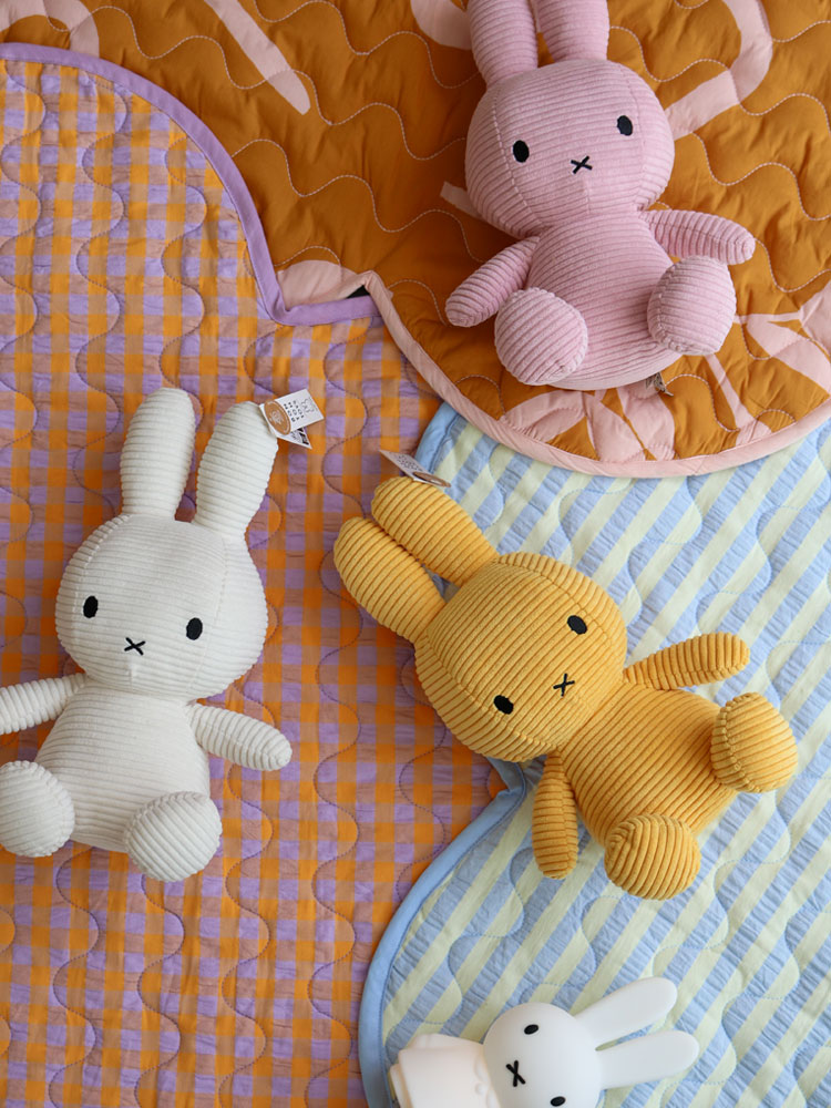 Kumquat Bloom Seersucker Playmat