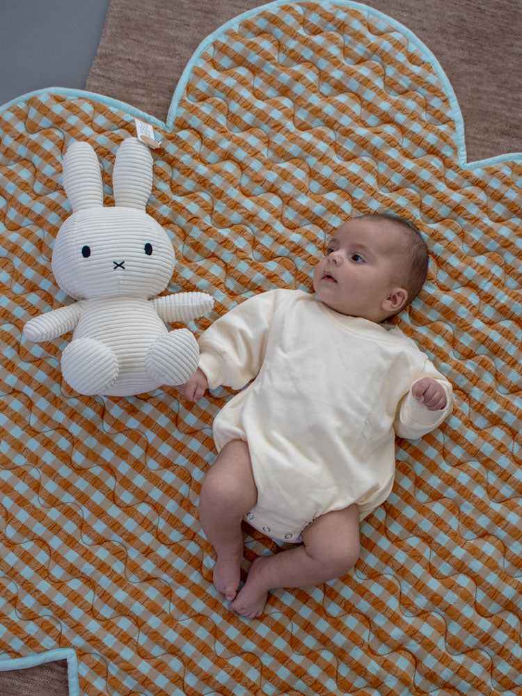 Honey Blue Seersucker Playmat