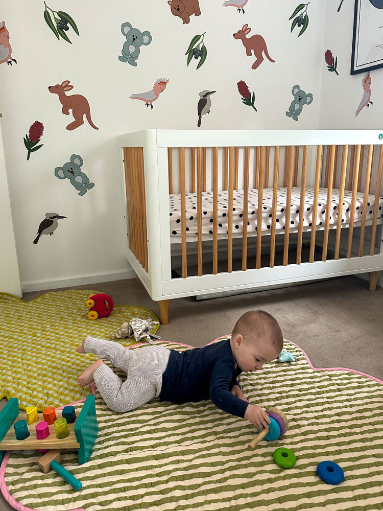 Pistachio Seersucker Playmat