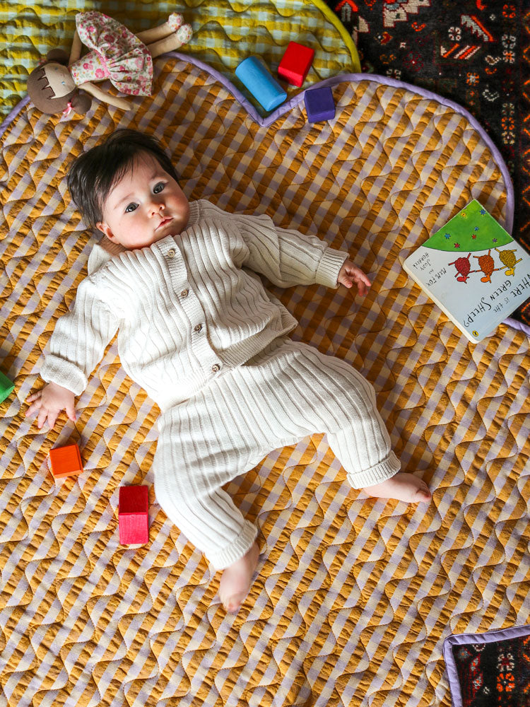 Mango Seersucker Playmat