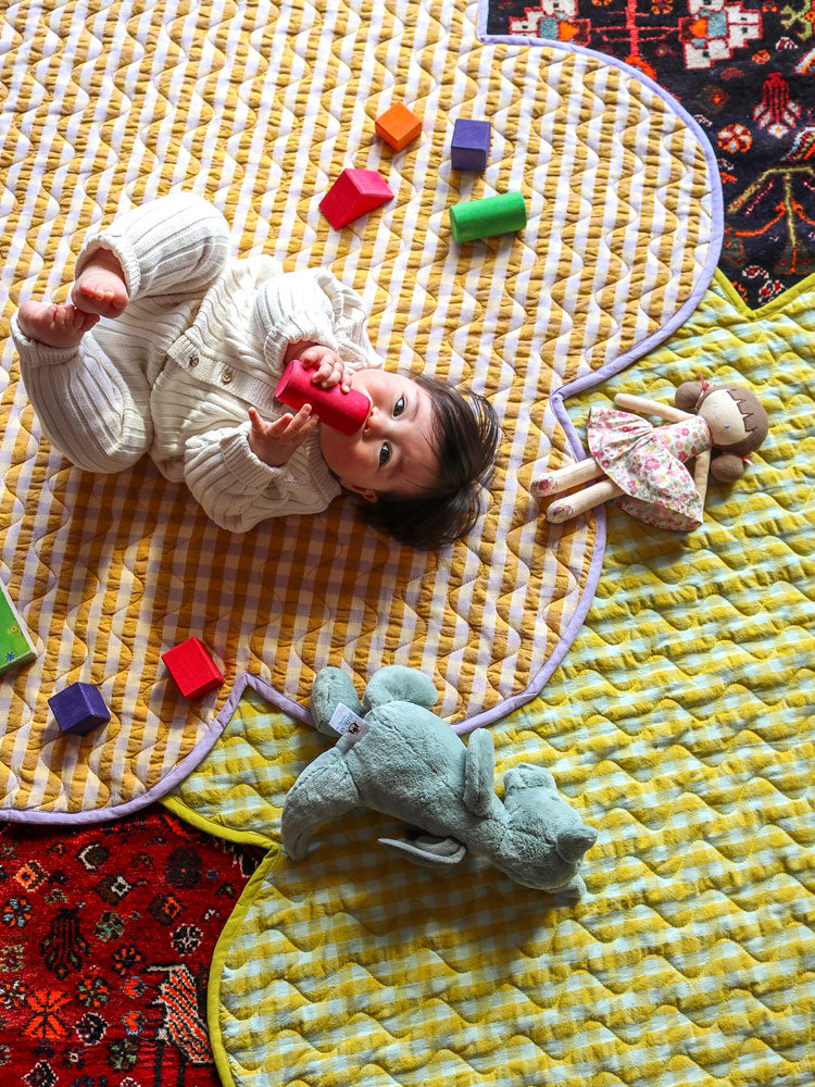 Mango Seersucker Playmat