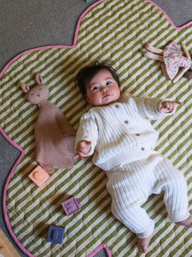 Pistachio Seersucker Playmat