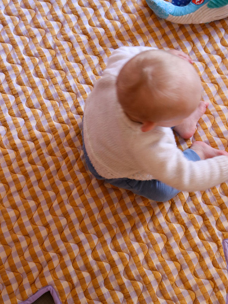 Mango Seersucker Playmat