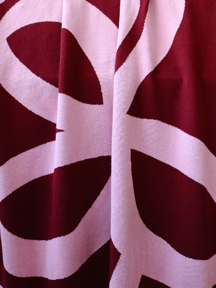Ribbon Knitted Throw