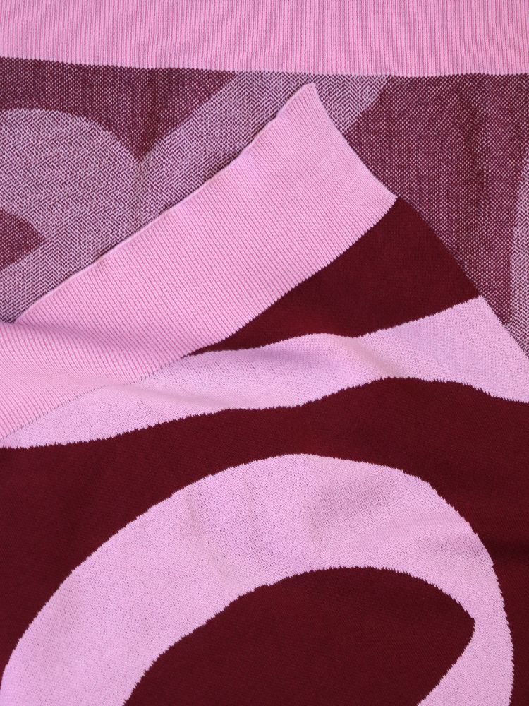 Ribbon Knitted Throw