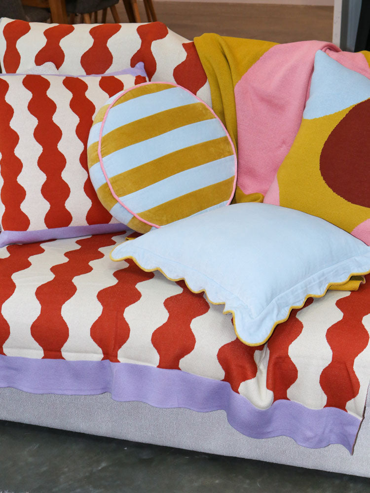Totem Knitted Throw  by Mosey Me