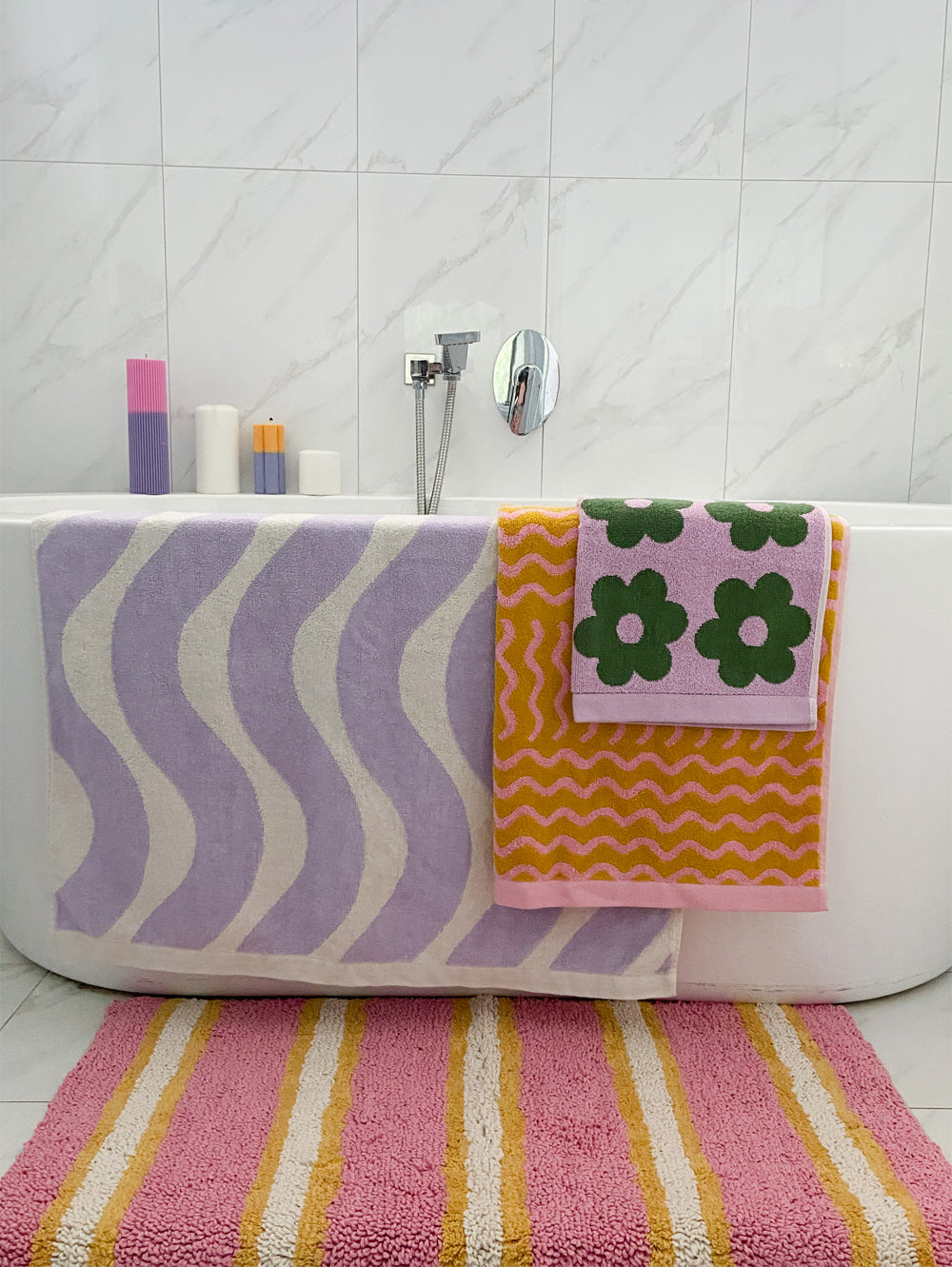 Ripple Bath Towel  by Mosey Me