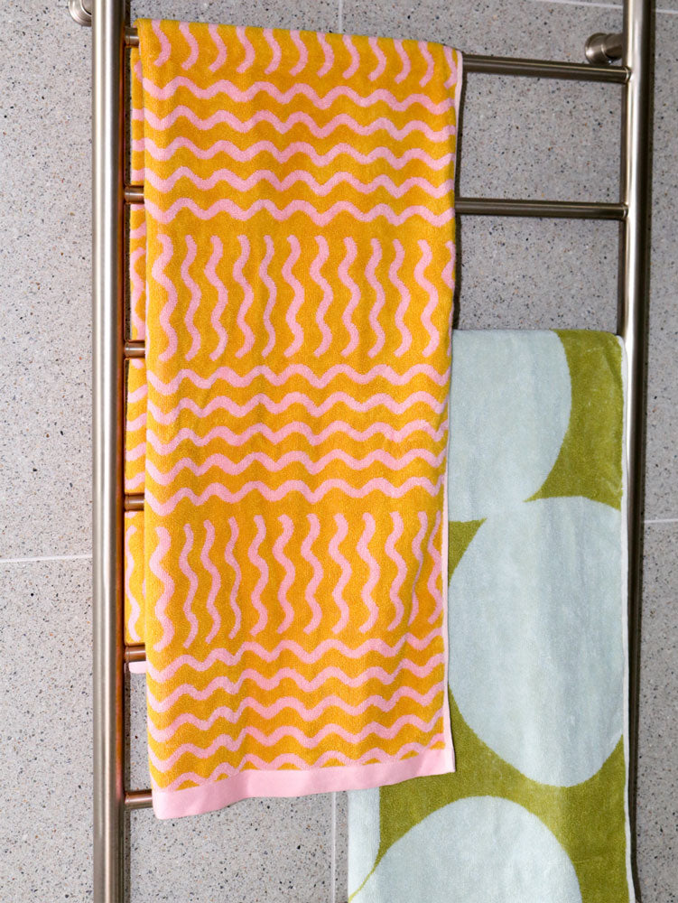 Ripple Bath Towel by Mosey Me