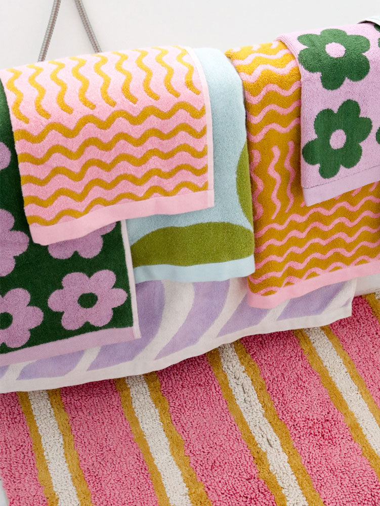 Ripple Hand Towel by Mosey Me
