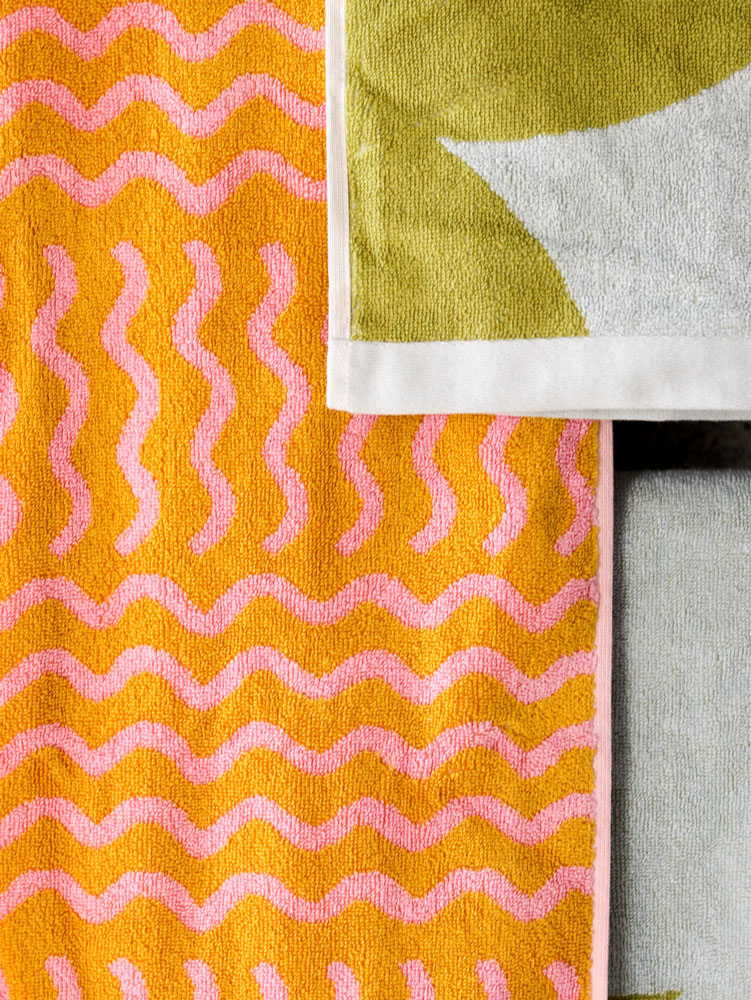 Ripple Bath Towel by Mosey Me