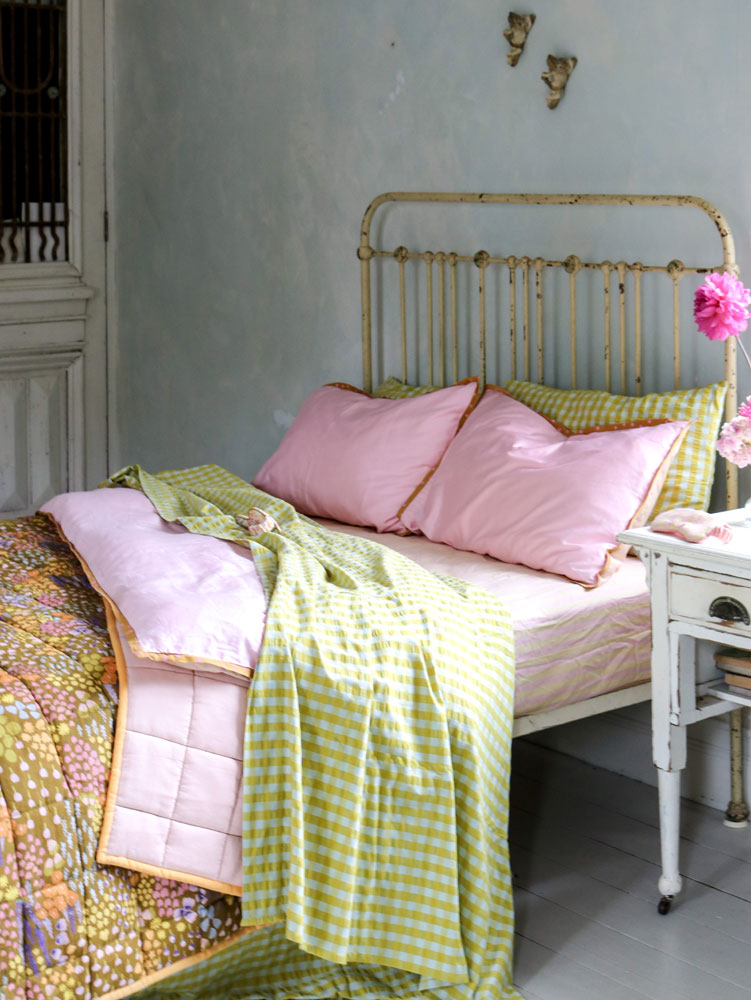 Woven Stripe Fitted Sheet  by Mosey Me