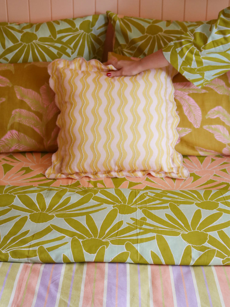 Margarita Mint Flat Sheet  by Mosey Me