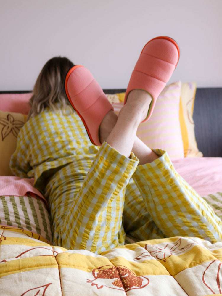 Cloud Slipper in Peach  by Mosey Me
