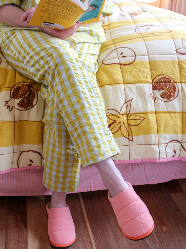 Citrus Seersucker Pyjama Set  by Mosey Me