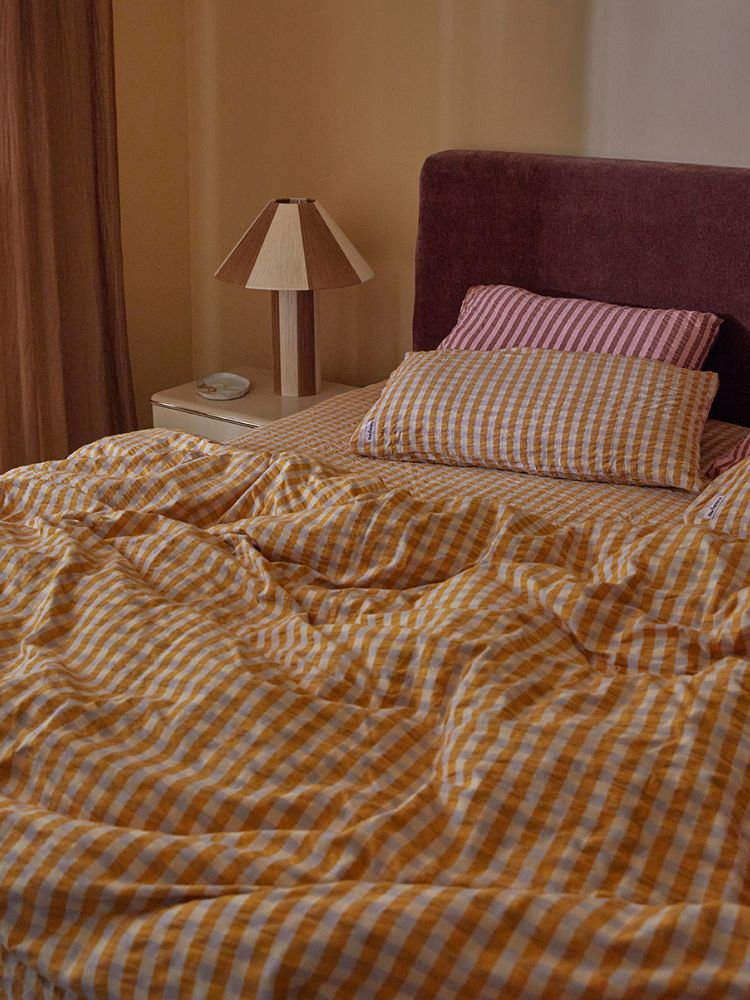 Mango Seersucker Standard Pillowcase Set