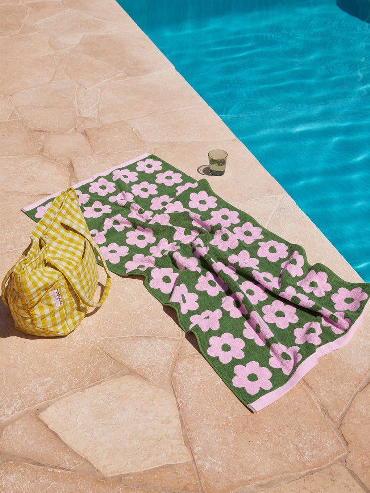 Citrus Seersucker Quilted Bag