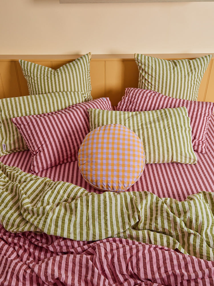 Sundae Seersucker Standard Pillowcase Set