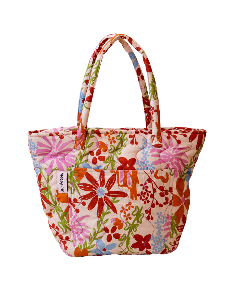 Winter Garden Quilted Bag  by Mosey Me