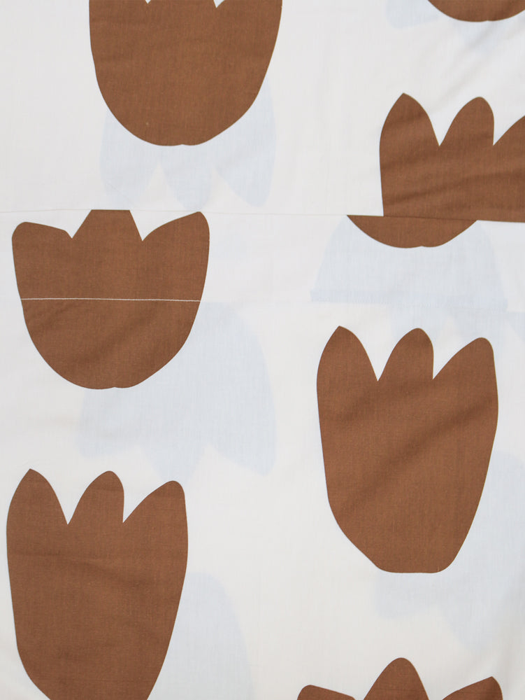 Tulip Flat Sheet - Cream  by Mosey Me