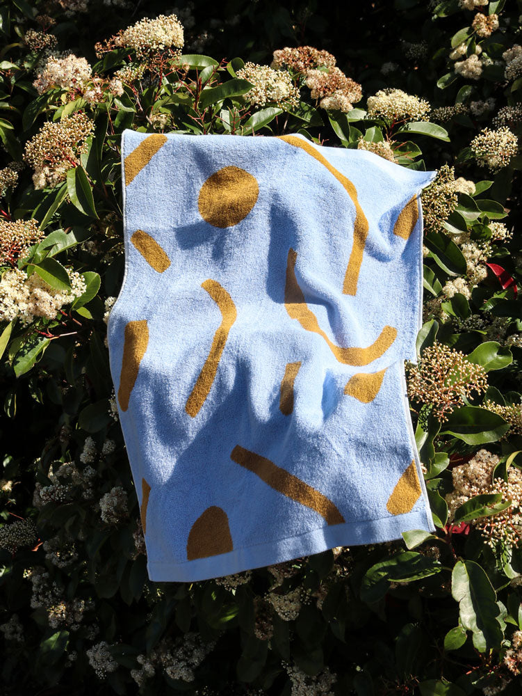Shapes Hand Towel  by Mosey Me